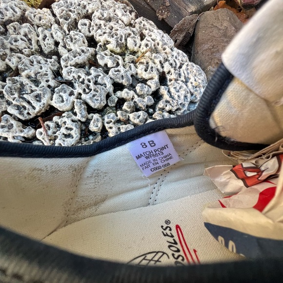 Aerosoles Navy Blue Sneakers - Picture 8 of 9